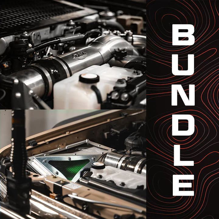 TRIO BUNDLE: Landcruiser VDJ70 Series Airbox (panel filter), Intake Kit & Unifilter